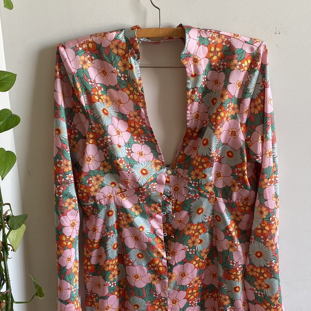 ASOS 70s inspired floral jumpsuit